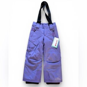 Marmot Girls Lavender Edge Insulated Snow Pants Ski Pants Suspenders Size XS